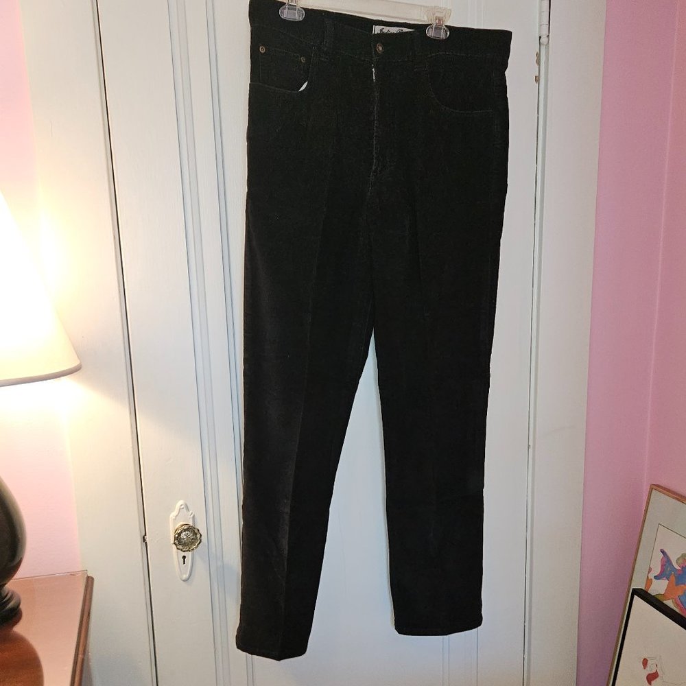 Men's Indigo Palms Black Pants - 36 x 32